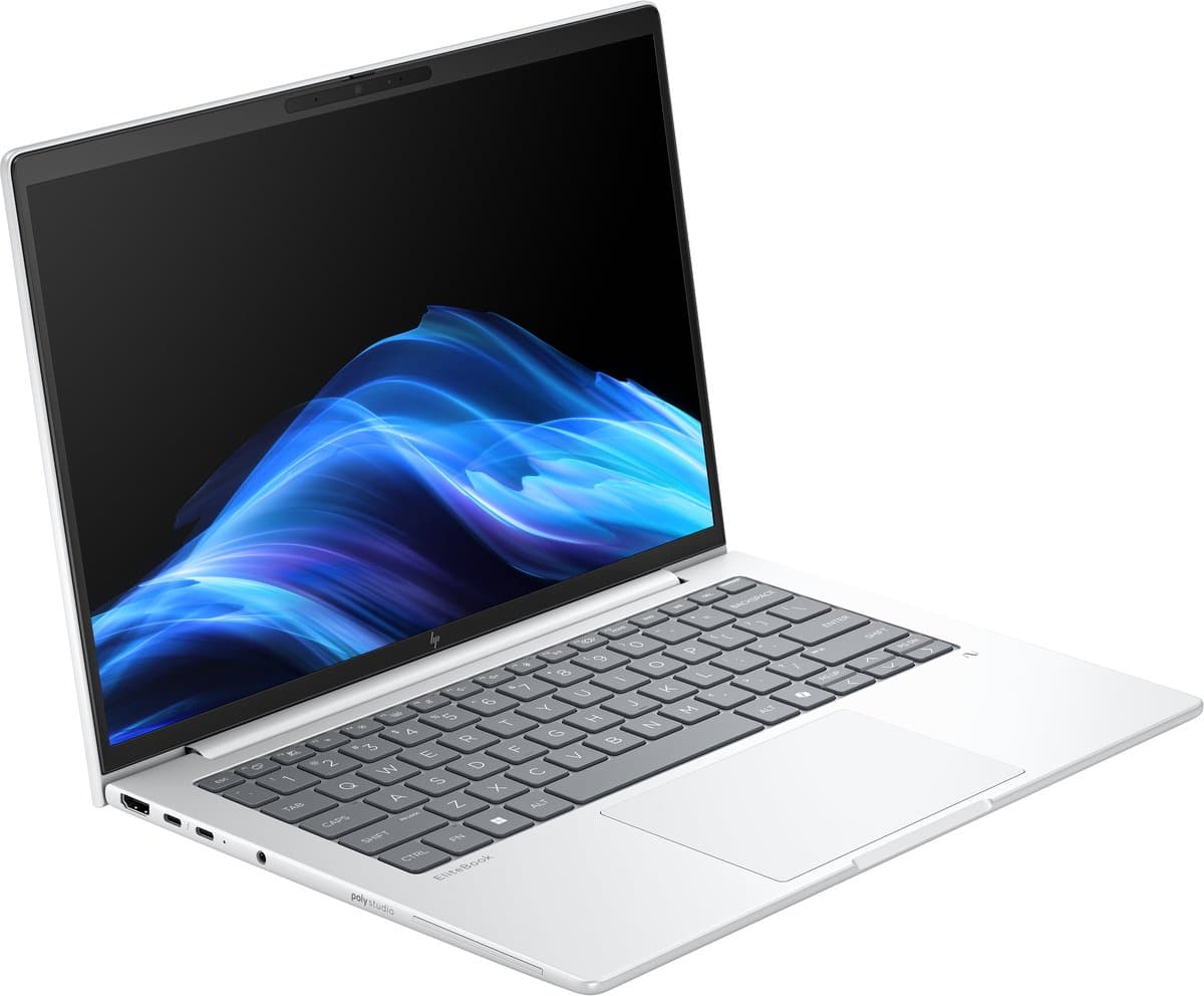 "HP EliteBook 8 G1i AI PC Wolf Pro Security Edition Intel Core Ultra 7 255U Laptop 35,6 cm (14"") WUXGA 32 GB DDR5-SDRAM 1 TB SSD Wi-Fi 7 (802.11be) Windows 11 Pro Zilver" — afbeelding 1