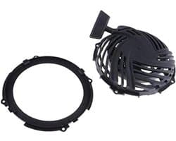 Pull Recoil Starter - Terugslagstarter Grasmaaier - Grasmaaier Starten - Auto-terugslag Smoormontage - 16cm Diameter - Zwart