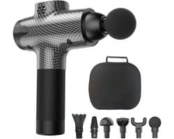 Spier Massager - Fascia Gun - Spierherstel - Borstelloze Motor - 20 Snelheden - Zwart