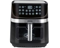 JOCCA 2352 friteuse Dubbel 9 l Vrijstaand 2200 W Heteluchtfriteuse Zwart