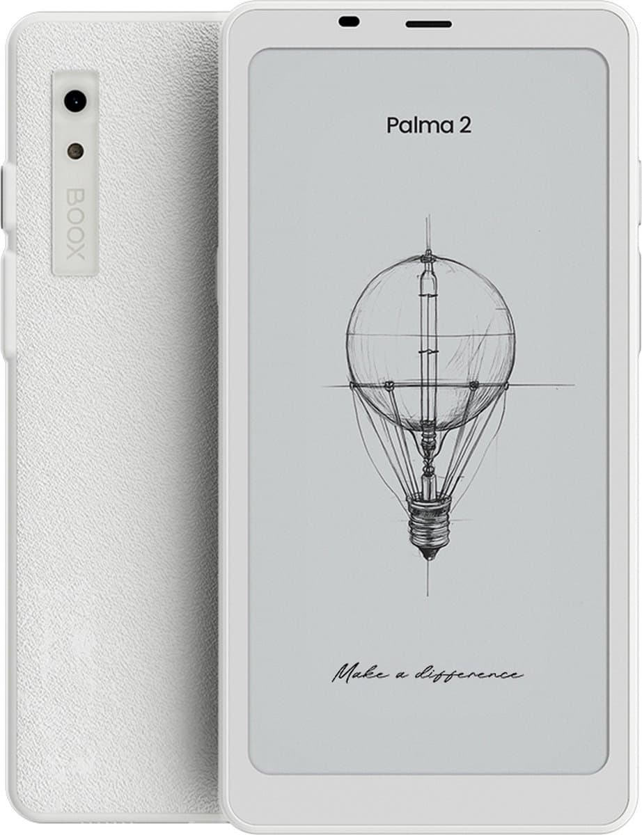 Boox Palma2 e-reader - Wit - Krachtige 6,13" e-inkt e-reader in Smartphone formaat, mét Google Play Store — afbeelding 1