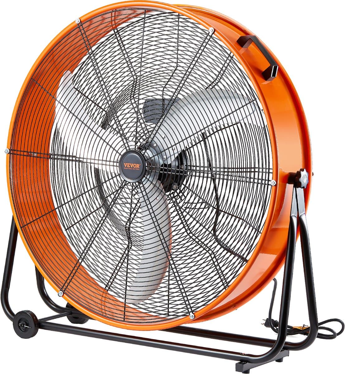 VEVOR Trommelventilator Vloerventilator Standventilator 3 Snelheden 220W 88x34x94CM — afbeelding 1