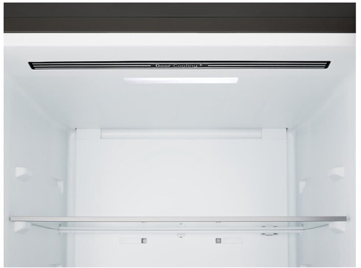 LG GBBS312CEV - Koel-vriescombinatie - breedte 59.7 cm - hoogte 186 cm - inhoud 333 L - NoFrost Koel-vriescombinatie Essense Black Steel — afbeelding 1