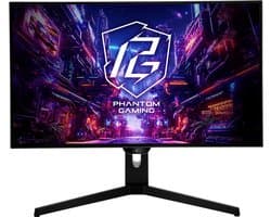 ASRock Phantom Gaming PGO27QFS - 27" QHD - WOLED - 240 Hz - 0.03 ms - HDMI/DisplayPort/USB‑C - FreeSync Premium Pro - Gaming monitor
