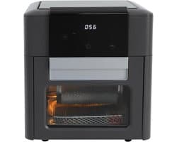Heteluchtfriteuse Oven - Airfryer XL - Gezond Koken - 12 Programma's - 12 Liter Capaciteit - Grijs
