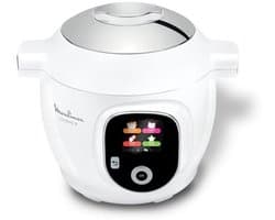 Intelligente Multikoker - Hogedrukpan Snelkookpan - Snelle Maaltijden Bereiden - 80 Geïntegreerde Recepten - 6 Liter - Wit