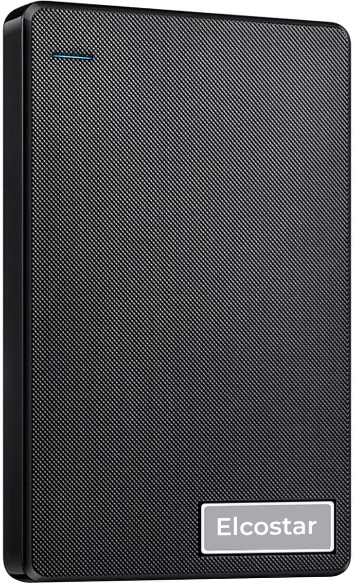 Elcostar Externe harde schijf 500 GB - HDD - Externe SSD - Harde schijf extern - Externe harde schijven - Geschikt voor Windows, Mac & Smartphone - Inclusief USB kabel — afbeelding 1