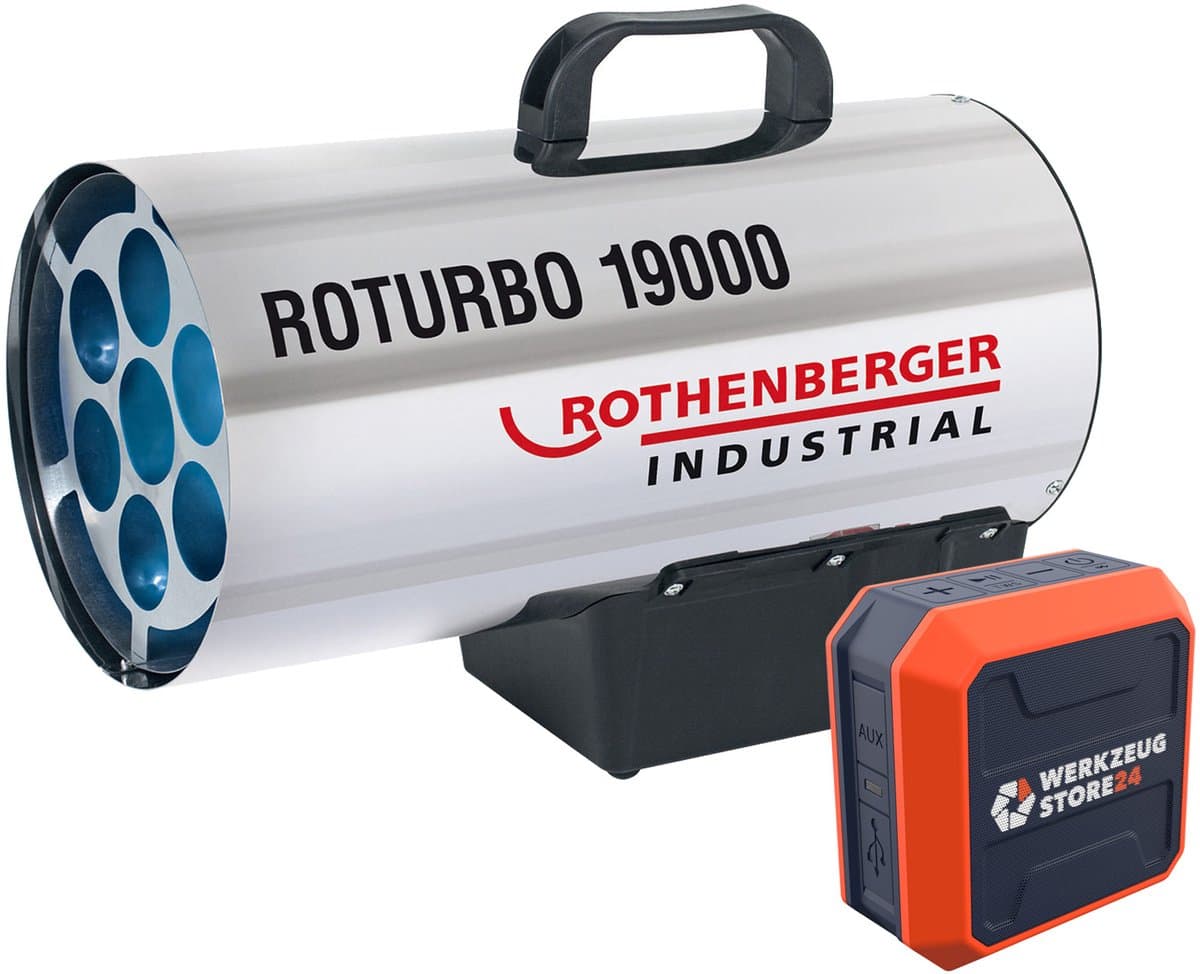 ROTHENBERGER Industrieel warmtepistool ROTURBO 19000 met piëzo in... — afbeelding 1