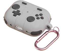 Telestore - hoesje geschikt voor AirPods 3 Pro soft case cover - grijs Game Console - TPU hoesje Beschermhoes - AirPods 3 Pro Cover - AirPods 3 Pro hoesje - Geschikt voor Apple Airpods 3 Pro - gel hoesje