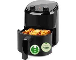 MMP® Mini airfryer - Airfryer - Airfryer klein - Zwart - 28cm x 22cm x 29cm