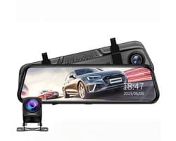 10" Dual Lens Auto DVR Dash Cam Voor- en Achteruitkijkspiegel Camera Videorecorder 1080P(Geen geheugenkaart meegeleverd)