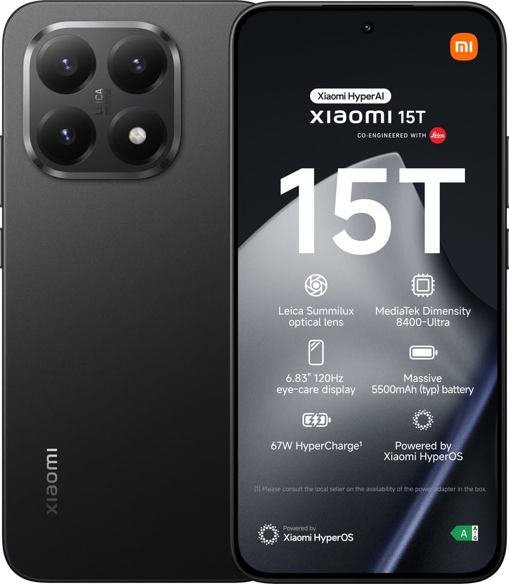 Xiaomi 15T - 12GB/512GB - Zwart — afbeelding 1