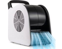 COSTWAY Vloerventilator, 130 W, 3 snelheden en 185° draaibare kop, blaasmachine voor drogen en ventileren, staande ventilator voor thuis en commercieel