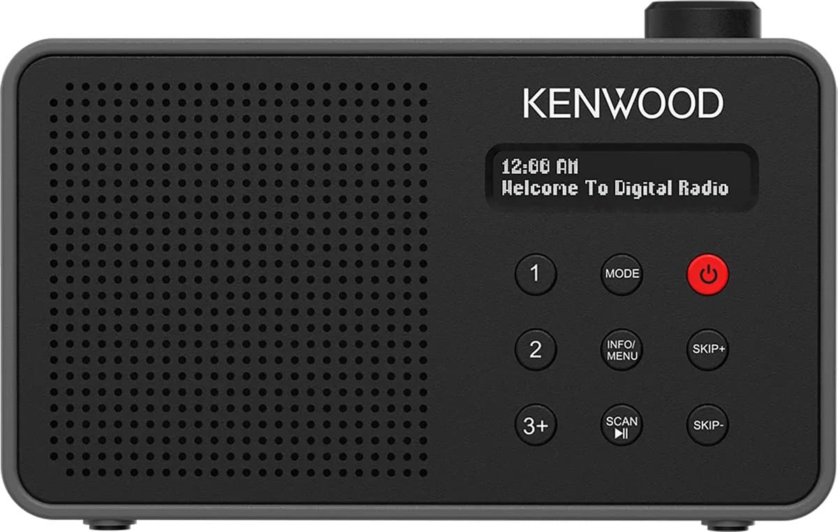 Kenwood CR-M25DAB-B Compacte radio FM/DAB/BT/ASA, 2000 mAH accu zwart — afbeelding 1