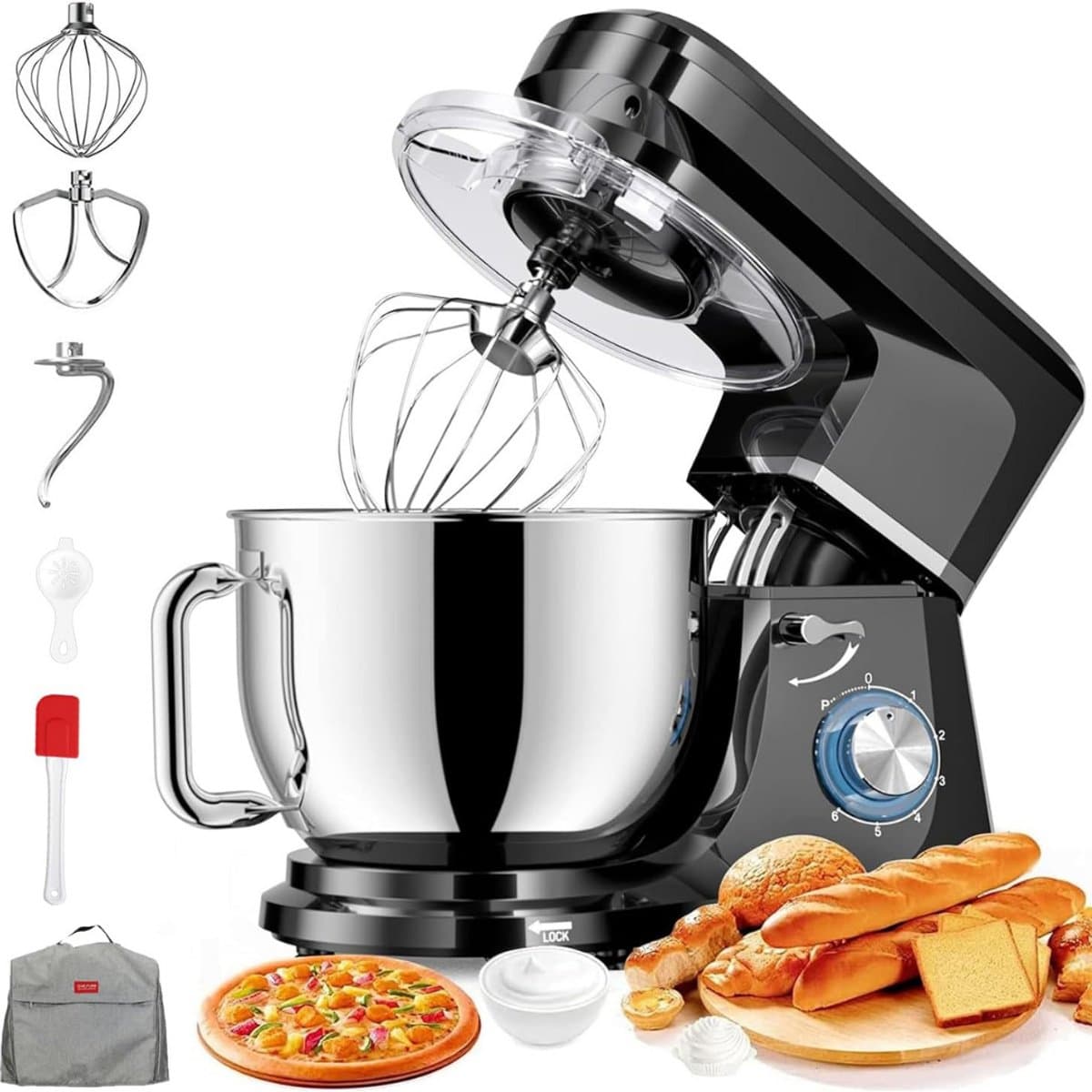 DailySupplies® Deegmachine - Kneedmachine - Deegmixer — afbeelding 1