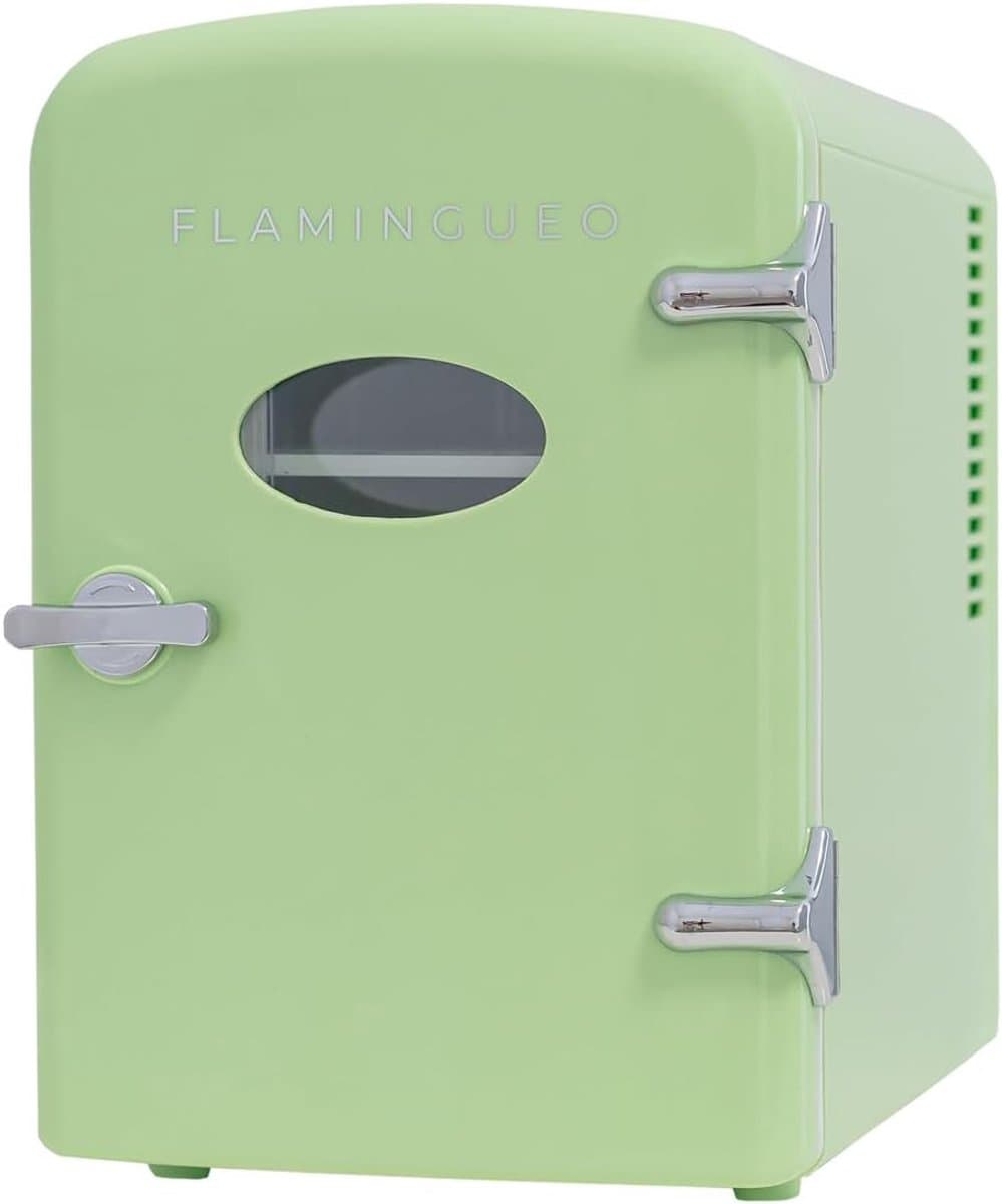 Mini Koelkast 4L (Groen) – Skincare & Cosmetische Koelkast – Warm & Koud – 12V/220V – Compacte Minikoelkast voor Slaapkamer, Auto & Bureau — afbeelding 1