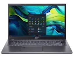 Acer Aspire 17 A17-51M-53T4 Intel Core 5 120U Laptop 43,9 cm (17.3") Full HD 16 GB LPDDR5-SDRAM 512 GB SSD Wi-Fi 6E (802.11ax) Windows 11 Home Grijs