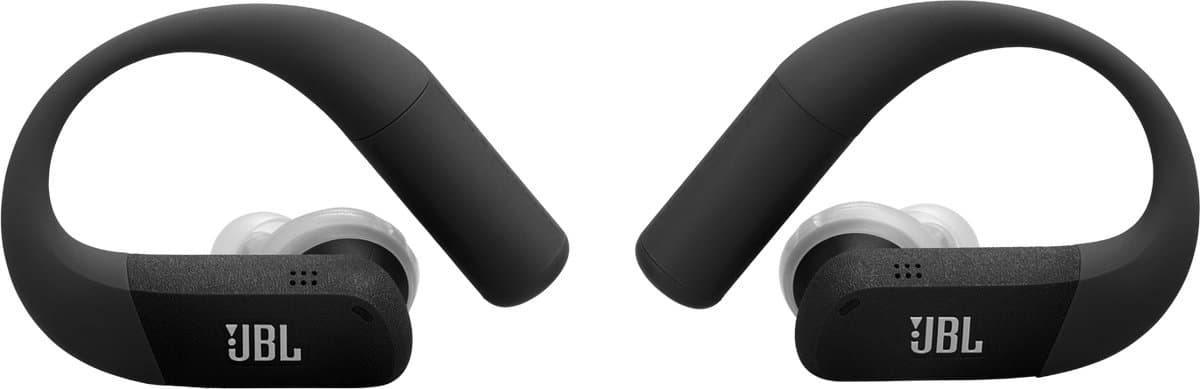 JBL Endurance Peak 4 - Sport Oordopjes - Draadloos Bluetooth - In ear - Oortjes met Oorhaak - Hardlopen - 48 uur - IP68 - Waterbestendig - Zwart & Grijs — afbeelding 1