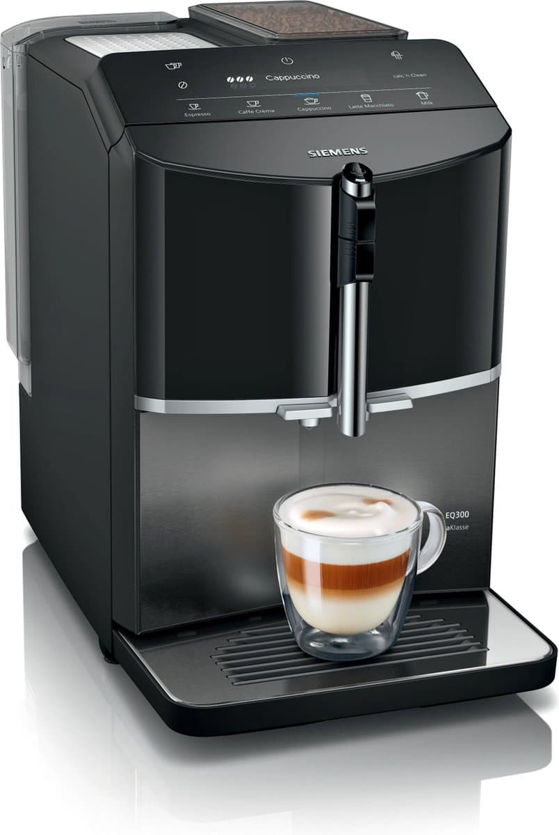 Siemens TF305EF9 EQ300 - Volautomatisch Espressomachine - Zwart — afbeelding 1