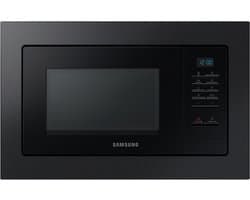 solo inbouw magnetron 20l 850w zwart - samsung - ms20a7013ab