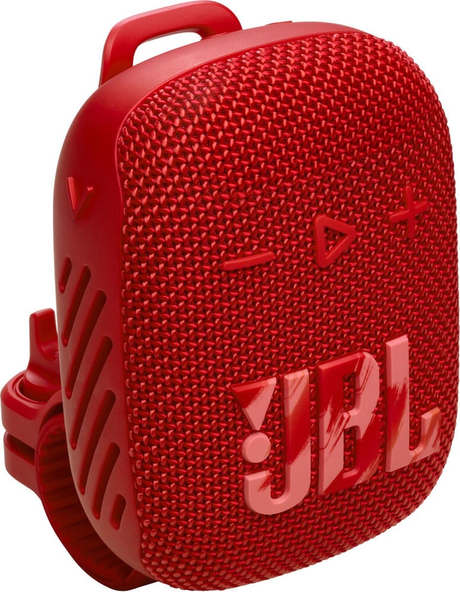 JBL Wind 3S - Draagbare Mini Bluetooth Speaker - Waterdicht - met gratis Handlebar-mount - Rood — afbeelding 1