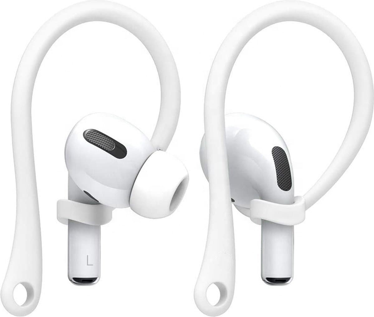 Sport hooks voor Apple AirPods Pro/3 Wit - Sport hooks - Siliconen sport hooks - Geschikt voor Apple AirPods Pro en Apple AirPods 3 - Set van 2 - 78Goods — afbeelding 1