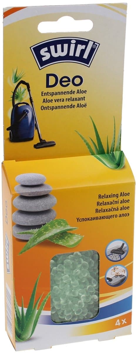 Swirl geurzakjes 'Ontspannende Aloë Vera' - 4 zakjes deo geur parels - stofzuigerverfrisser geurkorrels voor in de stofzuiger — afbeelding 1