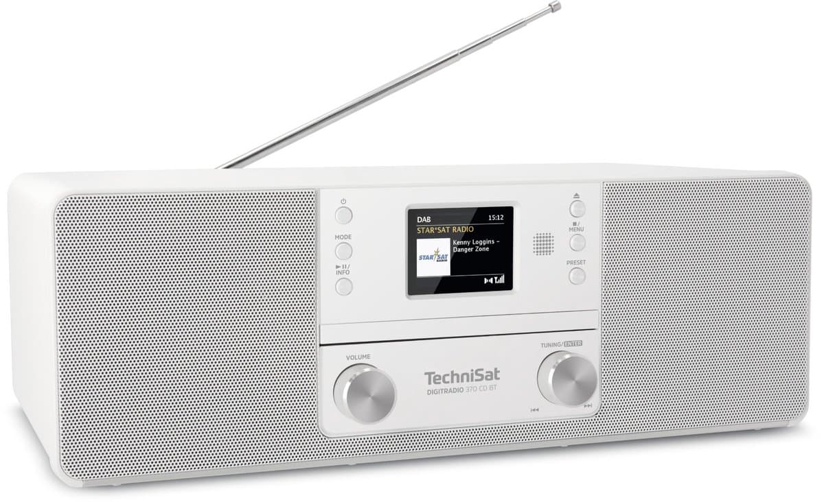 Technisat DigitRadio 370 CD BT - wit — afbeelding 1