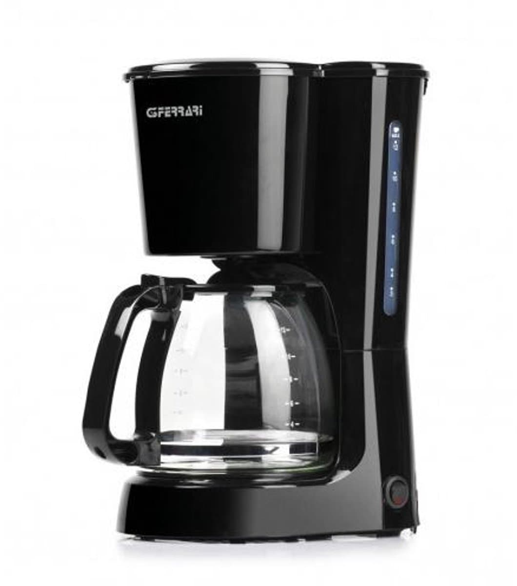 G3 Ferrari Cafè De Lux – Filterkoffiezetapparaat 800W – 1,5L (12 Kopjes) – Warmhoudfunctie 40 min – Anti-Druppelsysteem – Glazen Kan — afbeelding 1