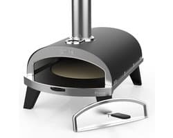 ZiiPa Pizza oven - 40 x 73- 72,5cm - antraciet