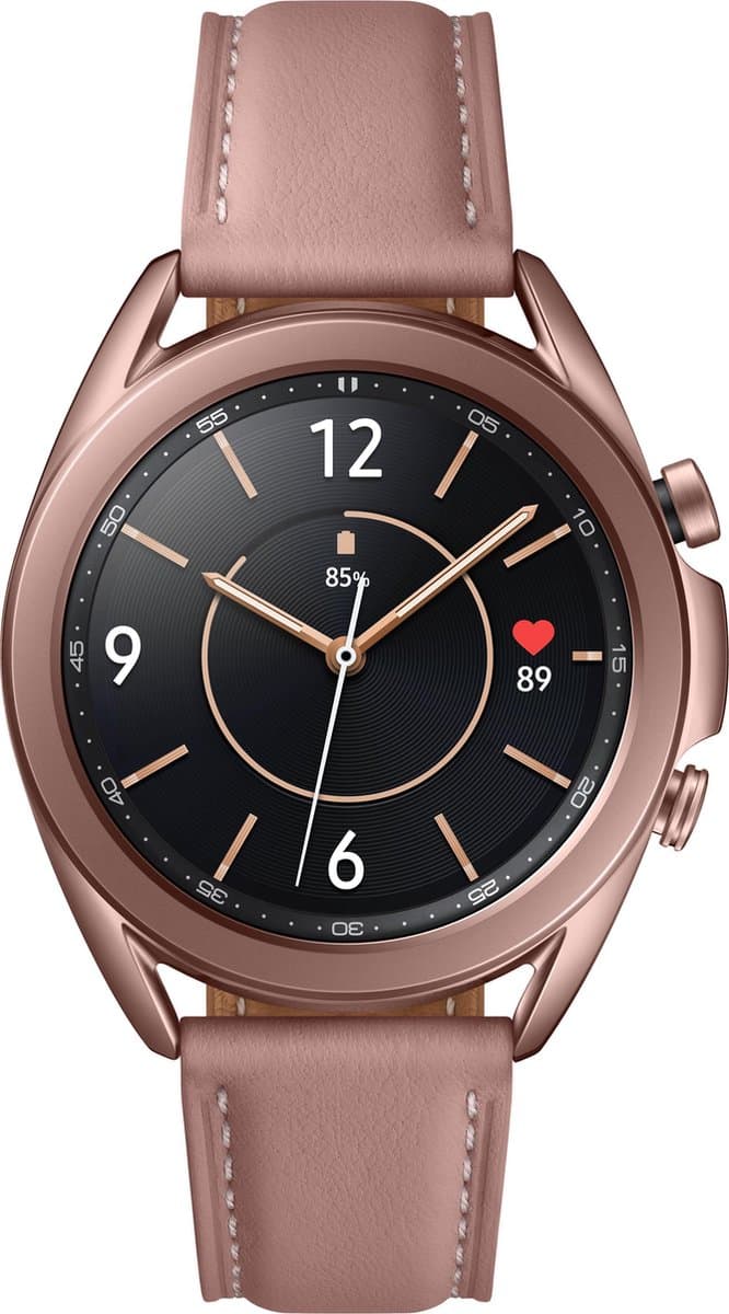 Samsung Galaxy Watch3 - Smartwatch dames - Stainless Steel - 4G - 41mm - Brons — afbeelding 1