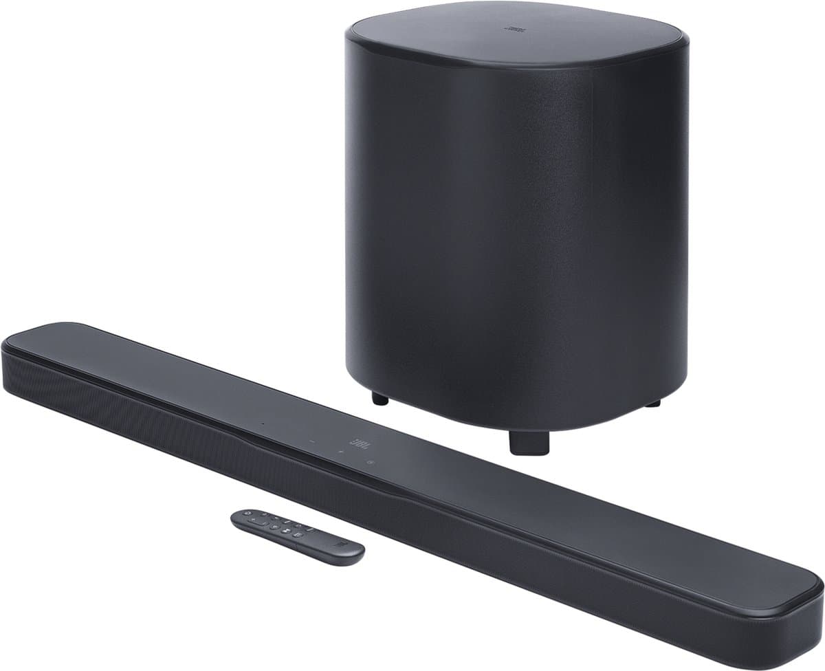 JBL Bar 500 MKII - 5.1 Dolby Atmos Soundbar - Draadloze Subwoofer met Verbeterde Bas - Home Cinema Systeem - HDMI eARC - WiFi, AirPlay & Chromecast - TV Soundbar - Zwart — afbeelding 1