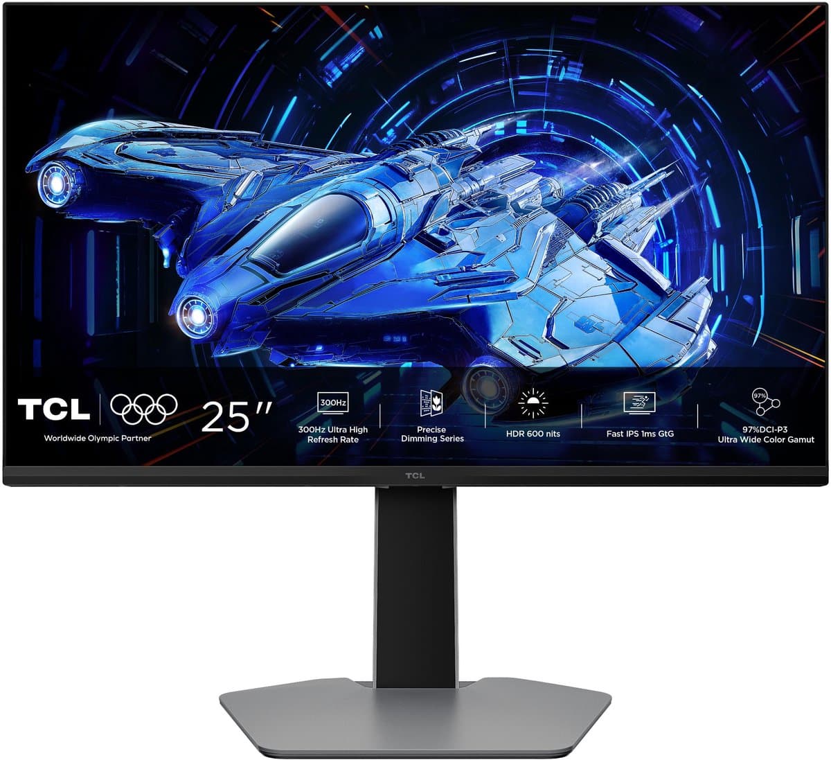 TCL 25G64 - Gaming Monitor - Miniled 180 zones - Full HD 300Hz — afbeelding 1