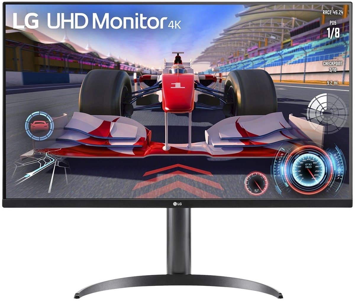 Lg Monitor 31 5 32Ur550K B Aeua 4K Uhd Va Voor Pc Computer 2Xhdmi Dp Luid — afbeelding 1