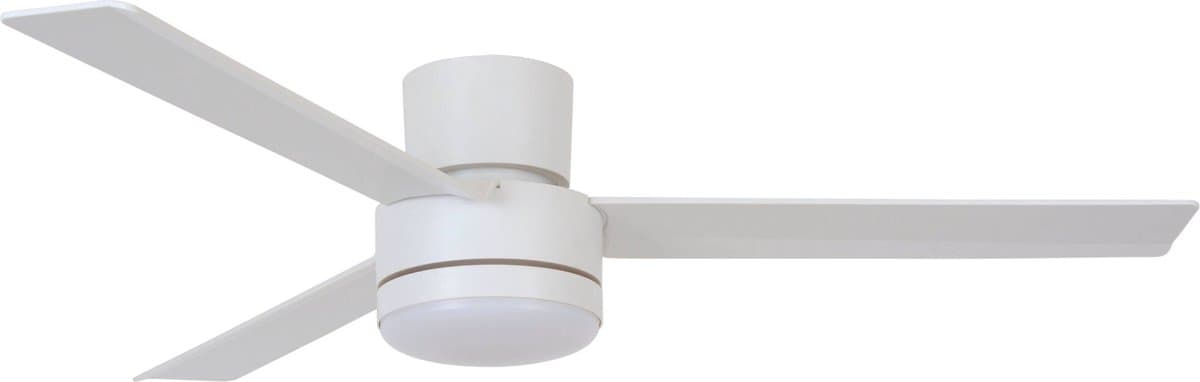 Plafondventilator Lagoon Wit incl. Lamp 132cm — afbeelding 1