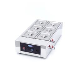 Chocoladesmelter - 6 x 1/6 GN 10 cm