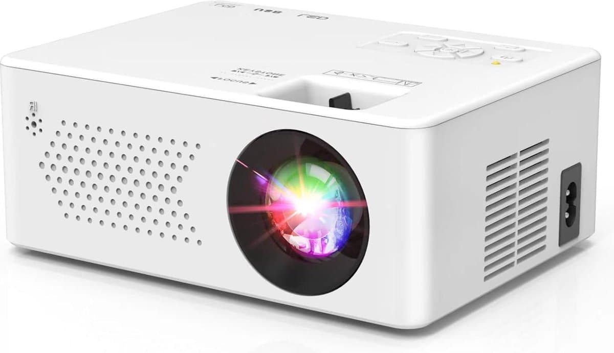 Draagbare Outdoor Film Projector Full HD 1080P voor iOS Android Windows TV Stick-HDMI Smartphones met Afstandsbediening Beamer — afbeelding 1