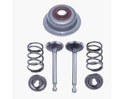 Set van 4 inlaat- en uitlaatventielen geschikt voor Honda GX160 en GX200 motoren van 5.5HP en 6.5HP, ideaal voor motoren en generatoren