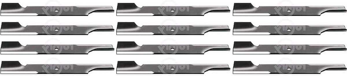 Grasmaaier messen - Reserveonderdelen grasmaaier - Gazononderhoud - 12 stuks - 16-1/5.1 cm lengte - Metaal — afbeelding 1