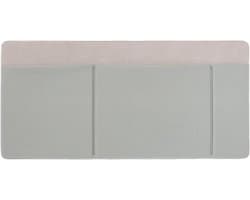 Externe Harde Schijf Houder - Opbergtas PC Accessoires - Bureau Organisatie - Zelfklevend Ontwerp - 27 x 13 cm - Grijs