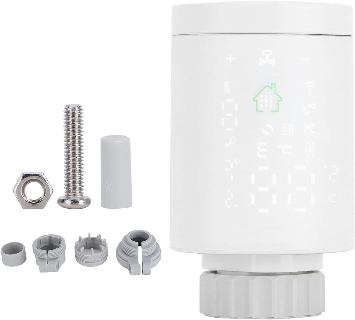 Radiator Aandrijving - Thermostaatventiel Slim - Energie Besparen - App Bediening - 9 x 5.2 x 3.8 cm - Wit — afbeelding 1