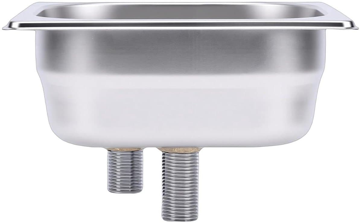 Automatische Glas Spoeler - Bekerwasser Keuken - Snel Bekers Reinigen - Hogedruk Reiniging - 17.5 cm - Zilver — afbeelding 1