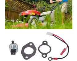 Carburateur Solenoid Vervanging - Grasmaaier Accessoire - Hoogwaardig Aluminium - Eenvoudig te Installeren - Betrouwbare Onderdelen - Duurzaam Materiaal - Brandstofmagneet