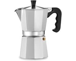 Percolator - Geschikt voor Inductie - Bialetti - Zilver - 12cm x 18cm x 22cm