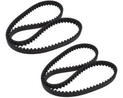 Dailygoods - Aandrijfriem - Grasmaaier riem - Rubber - 107 tanden - 856 mm omtrek - Geschikt voor Stiga 105 hatchback - Zwart