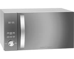 Magnetron Hetelucht Grill - Multifunctionele Oven - Snel Koken - 3-in-1 Functionaliteit - 23 Liter - Roestvrij Staal