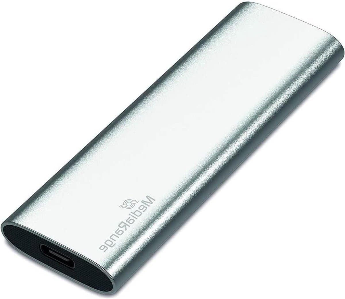 Externe SSD Schijf - Draagbare Opslag - Bestanden Overzetten - Snelle Gegevensoverdracht - 960 GB - Zilver — afbeelding 1