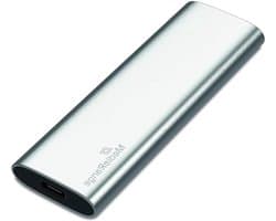 Externe SSD Schijf - Draagbare Opslag - Bestanden Overzetten - Snelle Gegevensoverdracht - 960 GB - Zilver