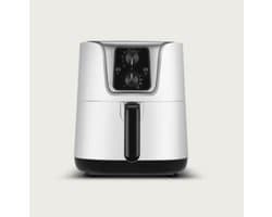 Grundig FRY 6840 Enkel 3 l Vrijstaand 1300 W Heteluchtfriteuse Zwart, Wit