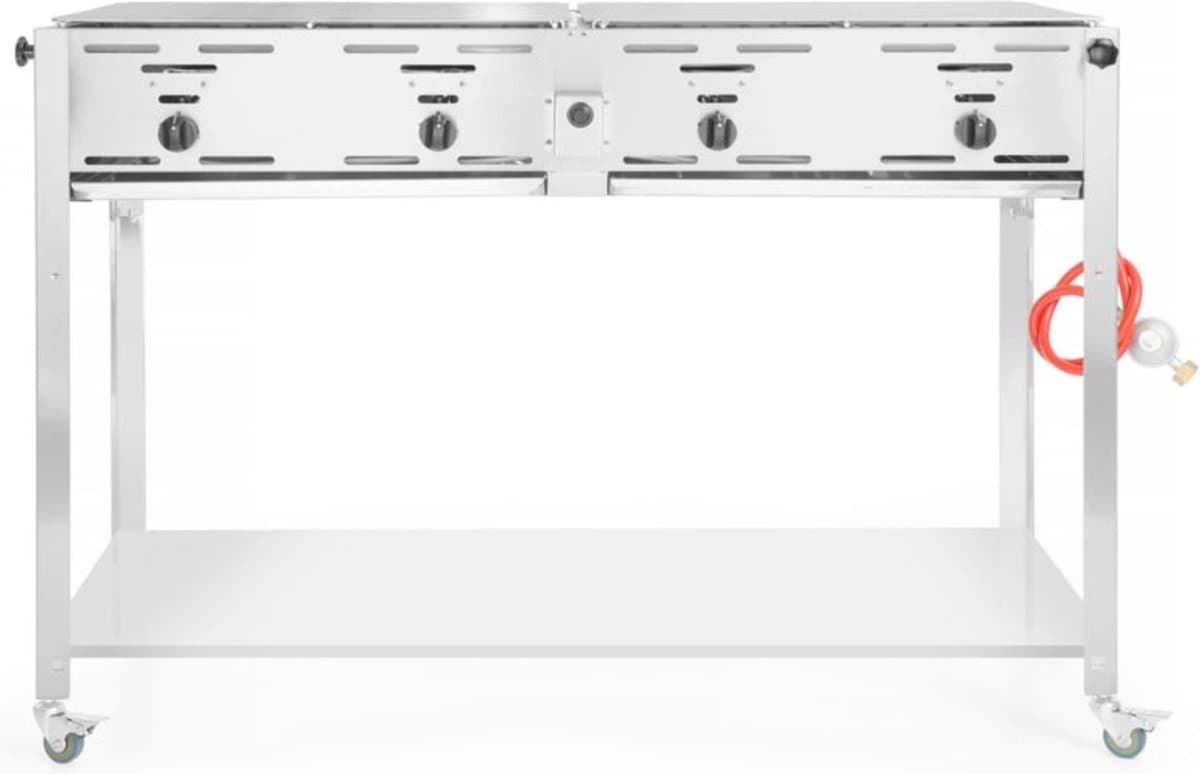 HENDI Grill-Master Quattro – 4 branders – roestvast staal – 1330x600x920 mm — afbeelding 1